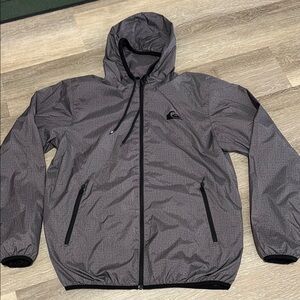 Quiksilver Men's Gray Hooded Jacket